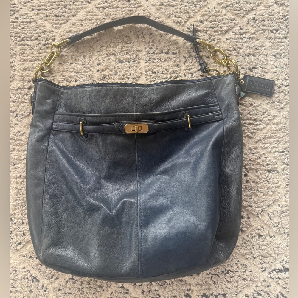 Coach vintage Navy Chelsea Hobo Bag